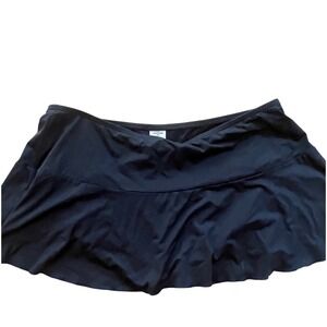 Lands end black swim‎ skirt size 20W